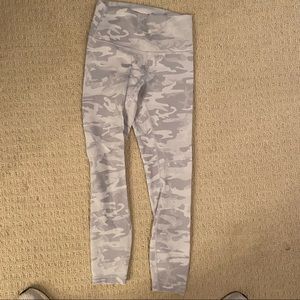 Ribbed Camo Lululemon Leggings